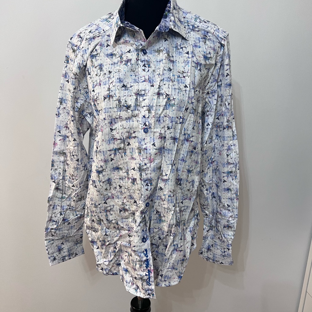Robert Graham Multicolor Abstract Button Down Shirt (Nwot)